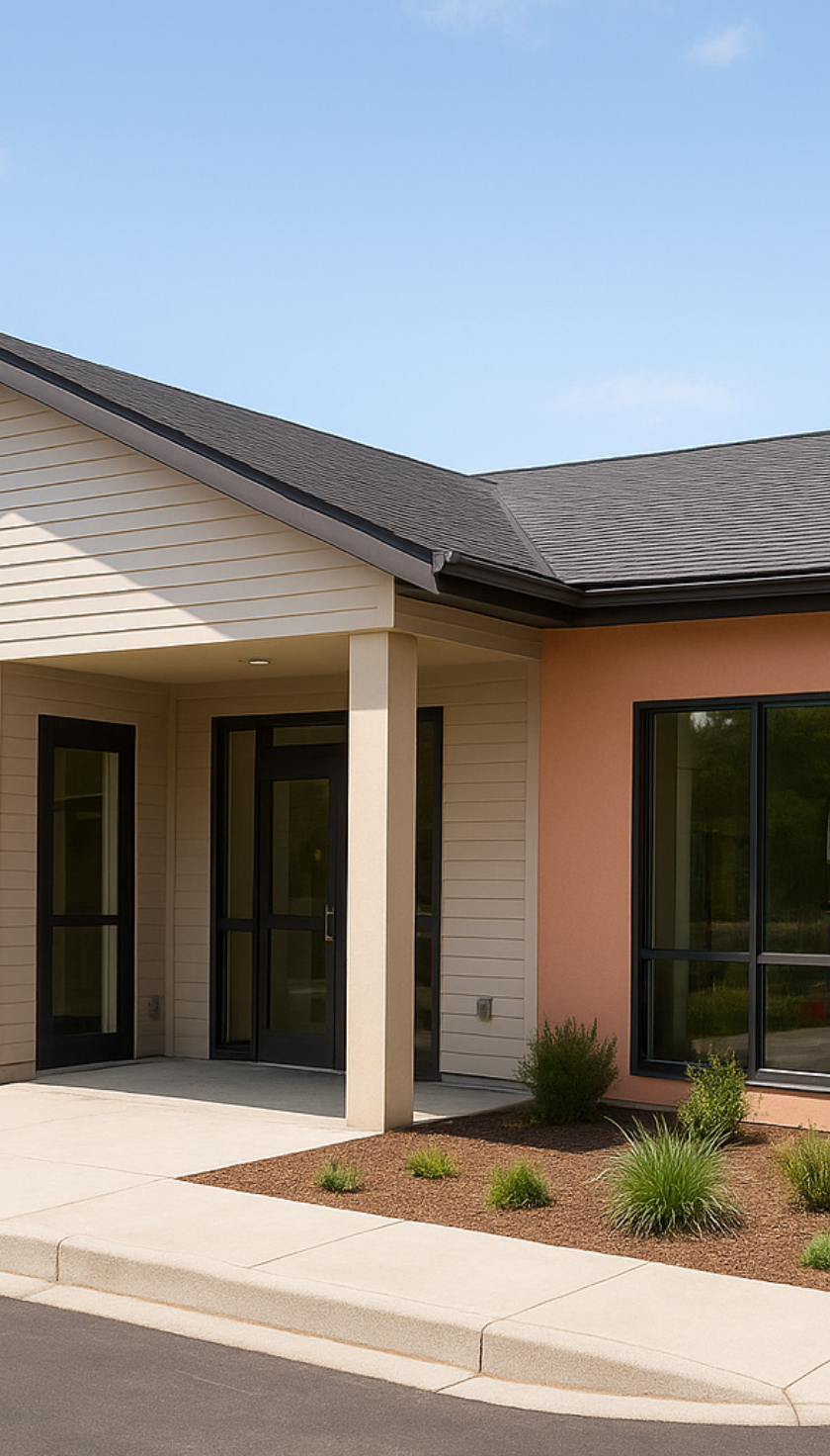 千葉県八千代市の児童発達支援・放課後等デイサービス アローの施設外観と内装の様子